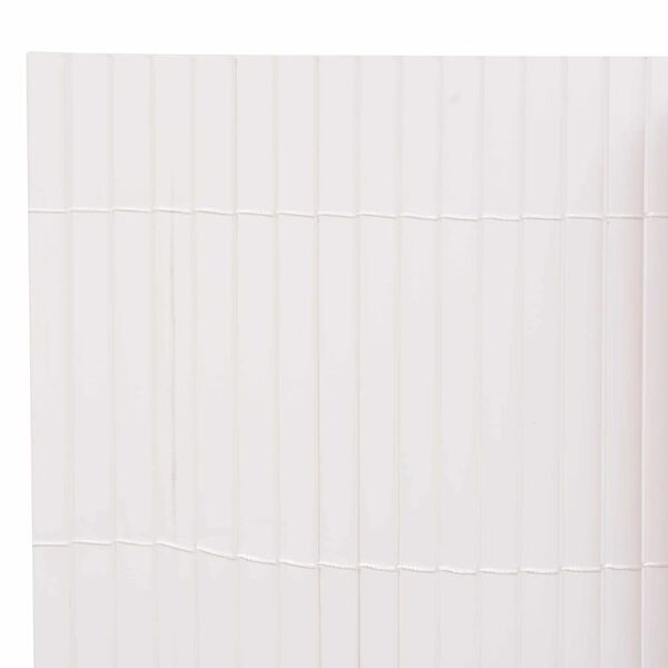 vidaXL Gar&eth;hefti Hv&iacute;tt 150 x 300 cm PVC