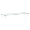 vidaXL Skj&aacute;standur 100x35x8 cm Hert Gler og M&aacute;lmur