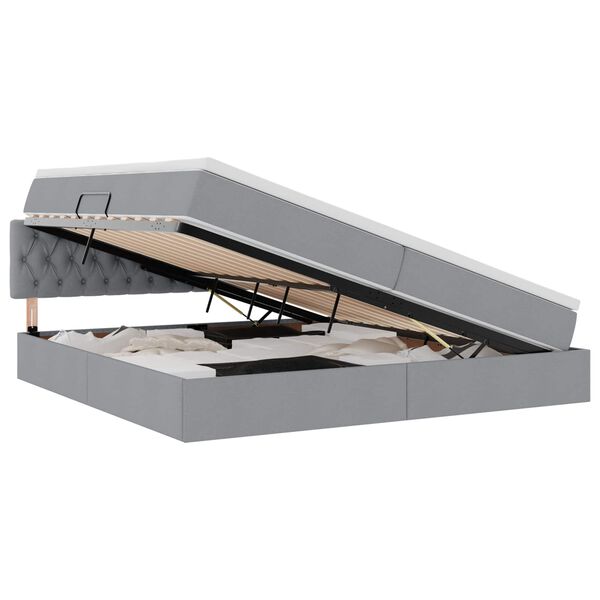 vidaXL R&uacute;m me&eth; geymslur&yacute;mi og LED me&eth; d&yacute;nu Lj&oacute;sgr&aacute;r 200 x 200 cm d&uacute;kur