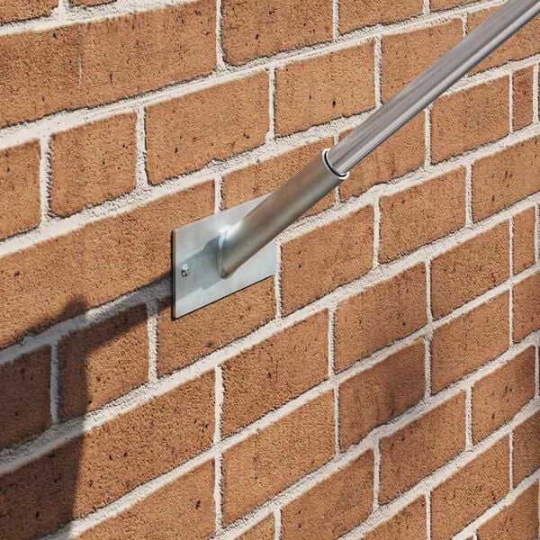 vidaXL F&aacute;nastanga Silfur 10.5 x 7.5 x 0.2 cm St&aacute;l