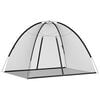 vidaXL mosk&iacute;t&oacute;net Mongol&iacute;a me&eth; opum 220 m&ouml;skvar&nbsp;Svart&nbsp;200x150x140 cm