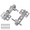 vidaXL L&aelig;sing 2 pcs Nikkel 139 x 64,1 x 10 mm J&aacute;rn
