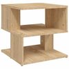 vidaXL hli&eth;arbor&eth; Sonoma eik 40x40x40 cm Hanna&eth;ur vi&eth;ur