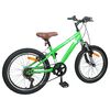 vidaXL Kids Mountain Bike 20 Tommur 6-Speed fyrir 5-8 &aacute;ra Gr&aelig;nn