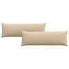 vidaXL S&oacute;fap&uacute;&eth;ar 2 pcs Rj&oacute;malitur 120 x 40 cm d&uacute;kur