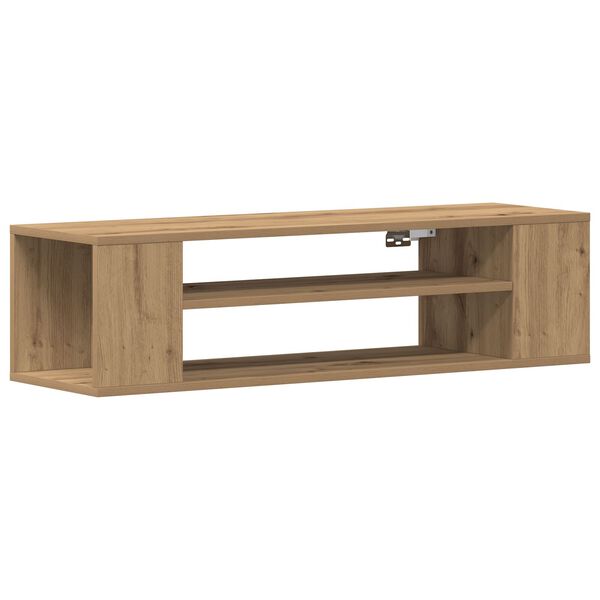 vidaXL Sj&oacute;nvarpssk&aacute;pur artisian oak 100 x 30 x 26,5 cm Samsettur vi&eth;ur