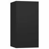 vidaXL Sj&oacute;nvarpssk&aacute;par 2 stk. Svartur 30,5x30x60 cm Samsettur Vi&eth;ur