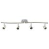 vidaXL Loftskastari me&eth; svi&eth;slj&oacute;sum Nikkel 61 x 10 x 12,5 cm metal