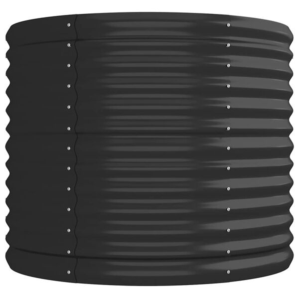 vidaXL &Uacute;tir&aelig;ktunarkassi Galvan&iacute;sera&eth; St&aacute;l 224x80x68 cm Reykgr&aacute;r