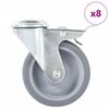 vidaXL Sn&uacute;ningshj&oacute;l me&eth; Boltagati 8 stk. 100 mm
