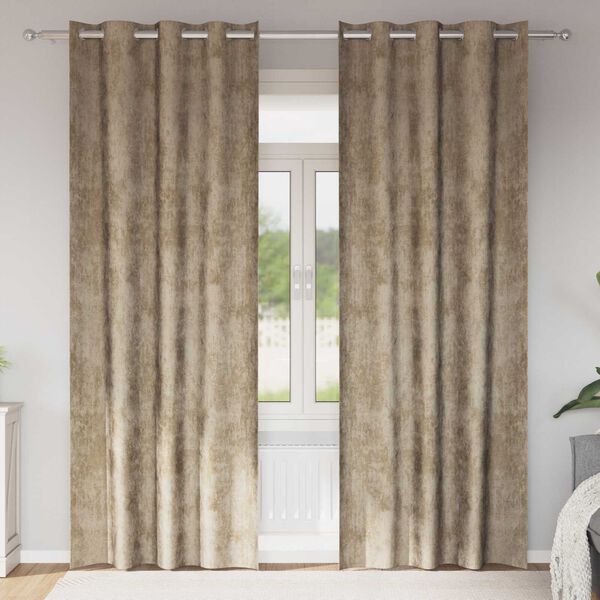 vidaXL Flauels skaut 2 pcs Kampav&iacute;n 260 x 140 cm Flauel