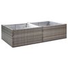 vidaXL Gar&eth;ker Gr&aacute;tt 157x80x40 cm P&oacute;l&yacute;rattan