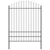 vidaXL Gar&eth;hefti 7 pcs Gr&aacute;r 170 x 225 cm Dufth&uacute;&eth;a&eth; st&aacute;l