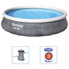 Bestway Fast Set Uppbl&aacute;si&eth; Laugarsett me&eth; D&aelig;lu 396x84 cm