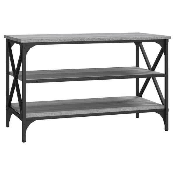 vidaXL Sj&oacute;nvarpssk&aacute;pur Gr&aacute;r Sonoma 80x40x50 cm Samsettur Vi&eth;ur