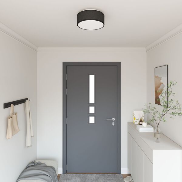 vidaXL Loftlampi Svartur 30 x 13.5 cm dúkur