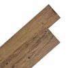 vidaXL G&oacute;lflagnir 36 pcs Valn&oacute;ttur Br&uacute;nn 5,02 m&sup2; PVC