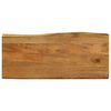 vidaXL Bor&eth;plata 90x40x3,8 cm N&aacute;tt&uacute;rulegum Br&uacute;num Gegnheill Mang&oacute;vi&eth;ur