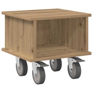 vidaXL Sj&oacute;nvarpsstandur Artisan Eik 37 x 35 x 35 cm Samsettur vi&eth;ur