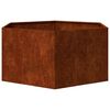 vidaXL Gr&oacute;&eth;ursetningu Rusty 90x90x45 cm Corten St&aacute;l