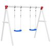 vidaXL R&oacute;lus&aelig;ti me&eth; Reipum 2 stk. Bl&aacute; 38x16 cm P&oacute;l&yacute;eten