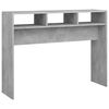 vidaXL Veggbor&eth; Steypugr&aacute;tt 105x30x80 cm Samsettur Vi&eth;ur