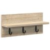 vidaXL Vegghengt fatahengi Vegghengt Sonoma Eik 40 x 10,5 x 18 cm