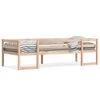 vidaXL Barnar&uacute;mgrind 75x190 cm Gegnheil Fura