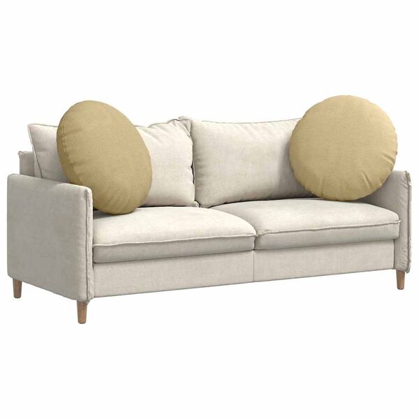 vidaXL Setjp&uacute;&eth;ar 2 pcs Gr&aacute;r gr&aelig;nn &Oslash; 80 cm Korduroy efni