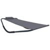vidaXL S&oacute;lbekkur Gr&aacute;r 200x90 cm St&aacute;l