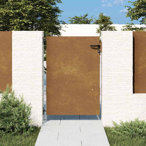 vidaXL Gar&eth;hli&eth; 85x125 cm &uacute;r corten st&aacute;li