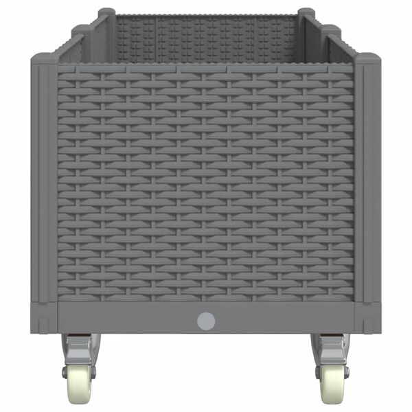 vidaXL Gr&oacute;&eth;urkassi me&eth; Hj&oacute;lum Lj&oacute;sgr&aacute;r 160x50x54 cm PP