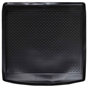 vidaXL Skott mottur Svartur G&uacute;mm&iacute;