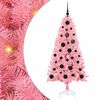 vidaXL J&oacute;latr&eacute; me&eth; 150 LED me&eth; standi Bleikur 150 cm PVC