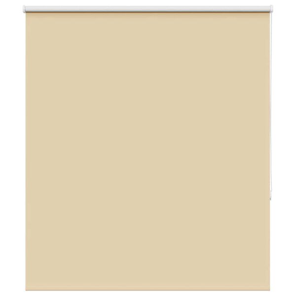vidaXL R&uacute;llugard&iacute;nur Blackout Beige 130x150 cm Efni Breidd 126,6 cm