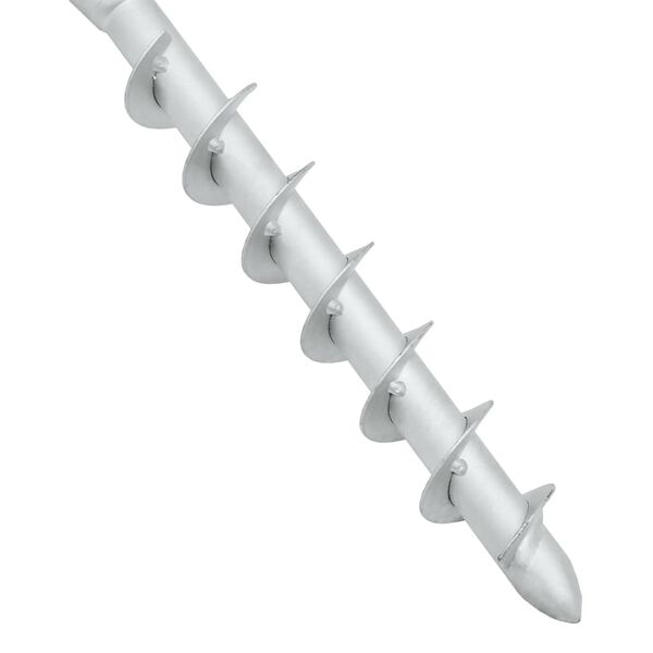 vidaXL Jarðfesting fyrir Sólhlíf með Stöng 16x16x52 cm Stál