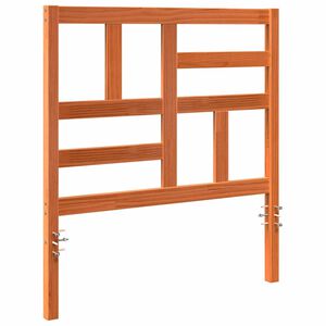 vidaXL R&uacute;msh&uacute;fa Vaxbr&uacute;nn 80,5 x 4 x 104 cm Solid furuhikk