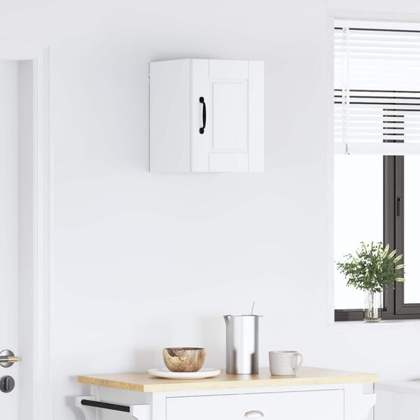 vidaXL Eldh&uacute;s sk&aacute;pur me&eth; hillu Hv&iacute;tt 30 x 31 x 40 cm Samsettur vi&eth;ur