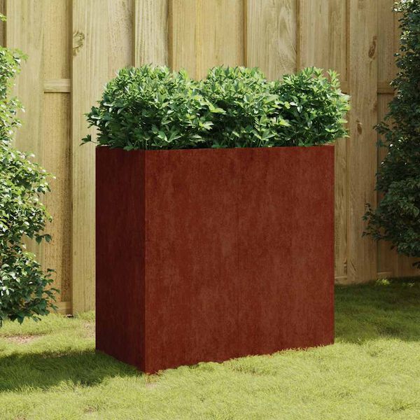 vidaXL Gr&oacute;&eth;urker 80x40x80 cm Corten St&aacute;l