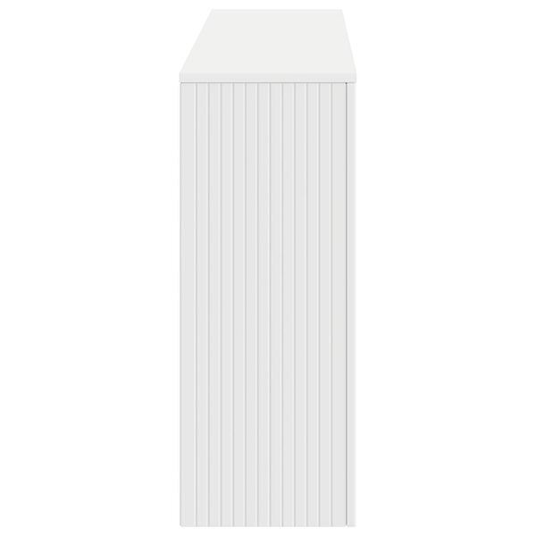 vidaXL Veggbor&eth; Randir Hv&iacute;t 155 x 29 x 74 cm Verkefnavi&eth;ur