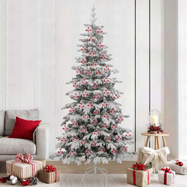 vidaXL Jólaskrautsett 100 pcs Gegnsætt Ø 10 cm