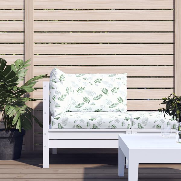 vidaXL Sessur fyrir Brettas&oacute;fa 3 stk. Laufamynstur Oxfordefni