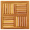 vidaXL Bor&eth;plata 60x60x2 cm Ferningur Gegnheil Akas&iacute;a