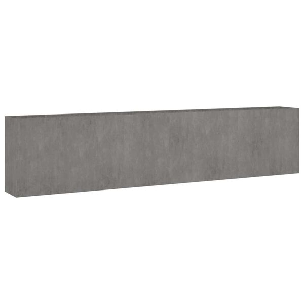 vidaXL Upph&aelig;kka&eth; Gar&eth;ker 360x40x80 cm Corten St&aacute;l