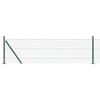 vidaXL Gir&eth;ingarp&oacute;stur Gr&aelig;nn 10 x 0,6 m (40 x 40 mm net) St&aacute;l og PVC