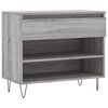 vidaXL Sk&oacute;sk&aacute;pur Gr&aacute;tt Sonoma 70x36x60 cm Samsettur Vi&eth;ur