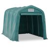 vidaXL b&iacute;lsk&uacute;rstjald PVC 2,4x3,6 m Gr&aelig;n