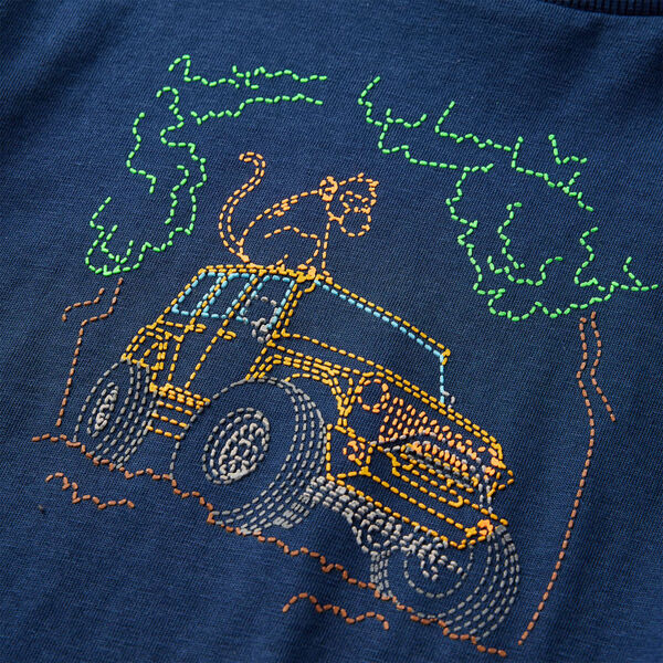 Barnabolur me&eth; S&iacute;&eth;um Ermum D&ouml;kkbl&aacute;r 104