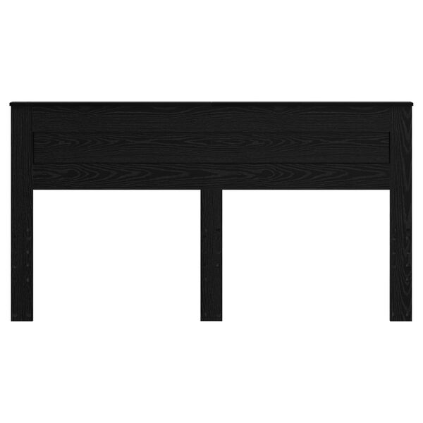 vidaXL H&ouml;f&eth;agafl Svartur Eik 200 cm Samsettur vi&eth;ur