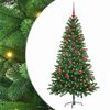 vidaXL J&oacute;latr&eacute; me&eth; 150 LED me&eth; standi Gr&aelig;nn 150 cm PE